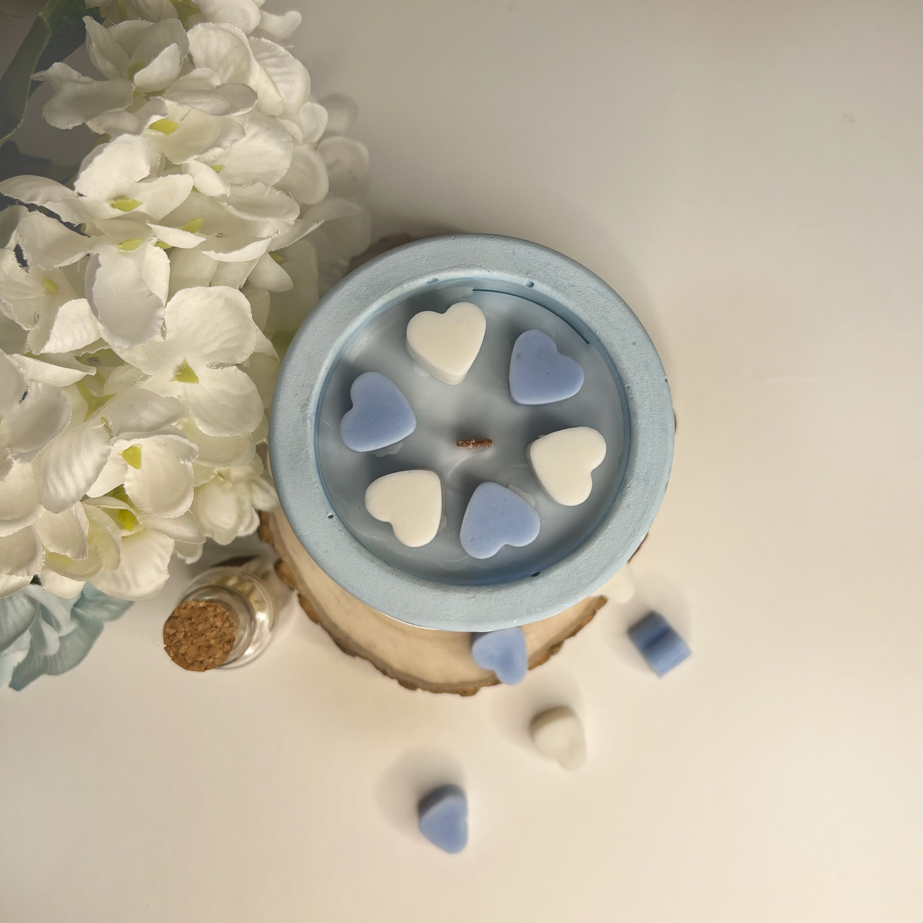 Valentine Ocean Concrete Candle