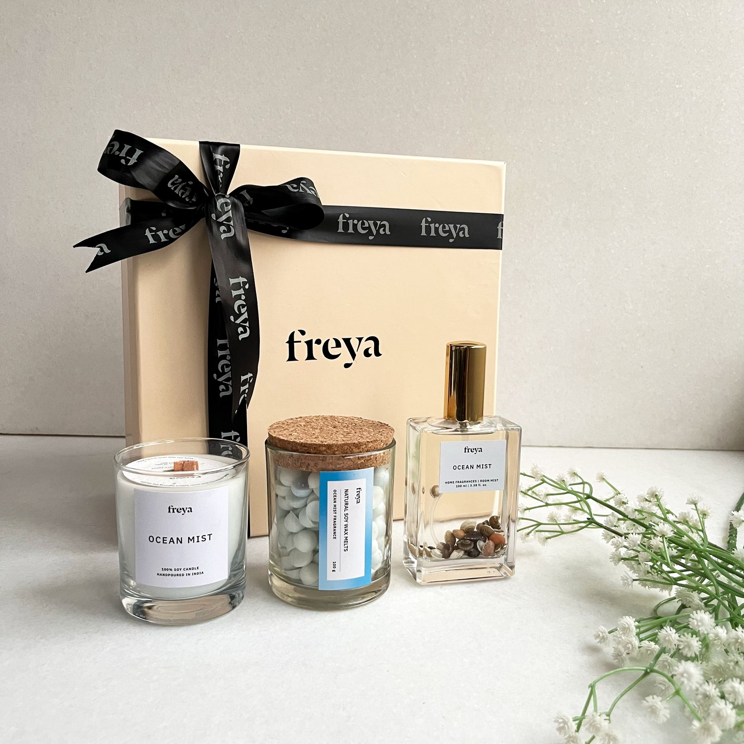 Room Mist, Soy Candle, Wax Melts Gift Set