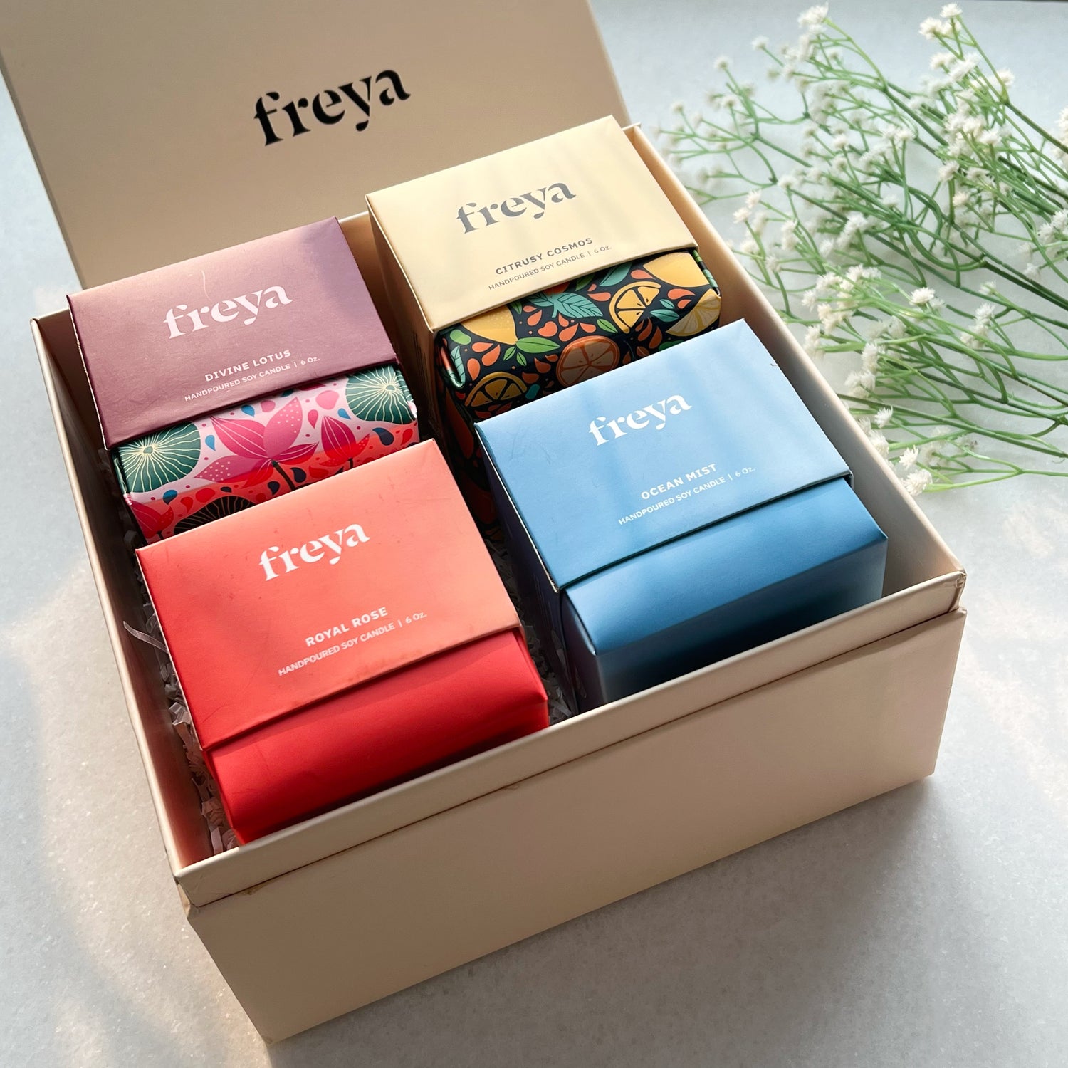 Concrete Candle Gift Set