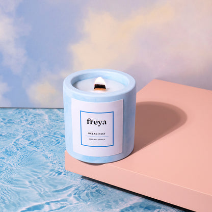 Ocean Mist Concrete Candle