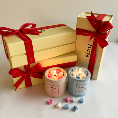 Valentine Classic Duo Gift Set ( Pack of 2 ) with Free Match Stick Jar