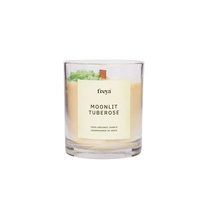 Moonlit Tuberose Glass Jar Candle