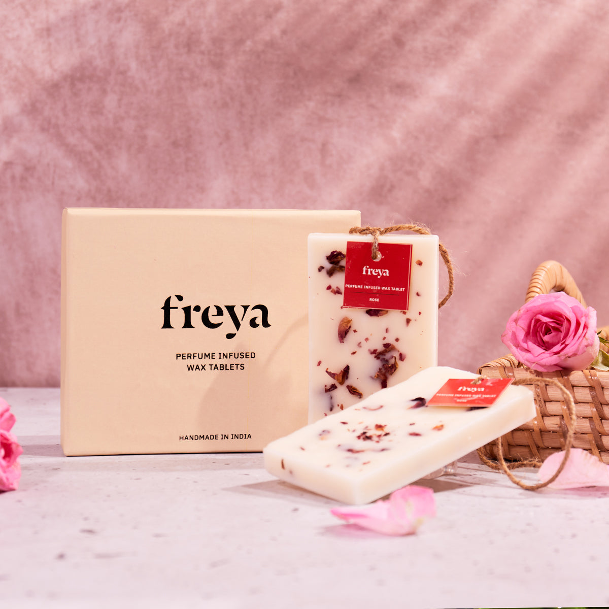 Rose  Perfume Infused Wax Tablets (Set of 2) – Freya Home